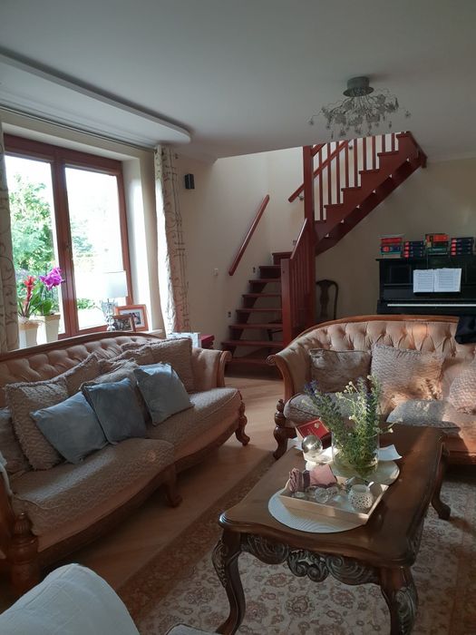 Komplet wypoczynkowy rzeźbione drewno 3+2+1