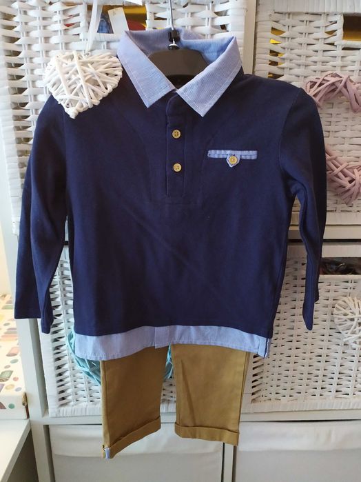 fato de calça e camisa menino 1-2 anos