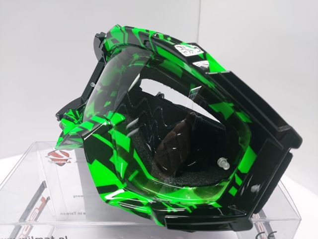 Gogle Leoshi kask atv cross enduro quad jakość zrywk narty Prezent wys