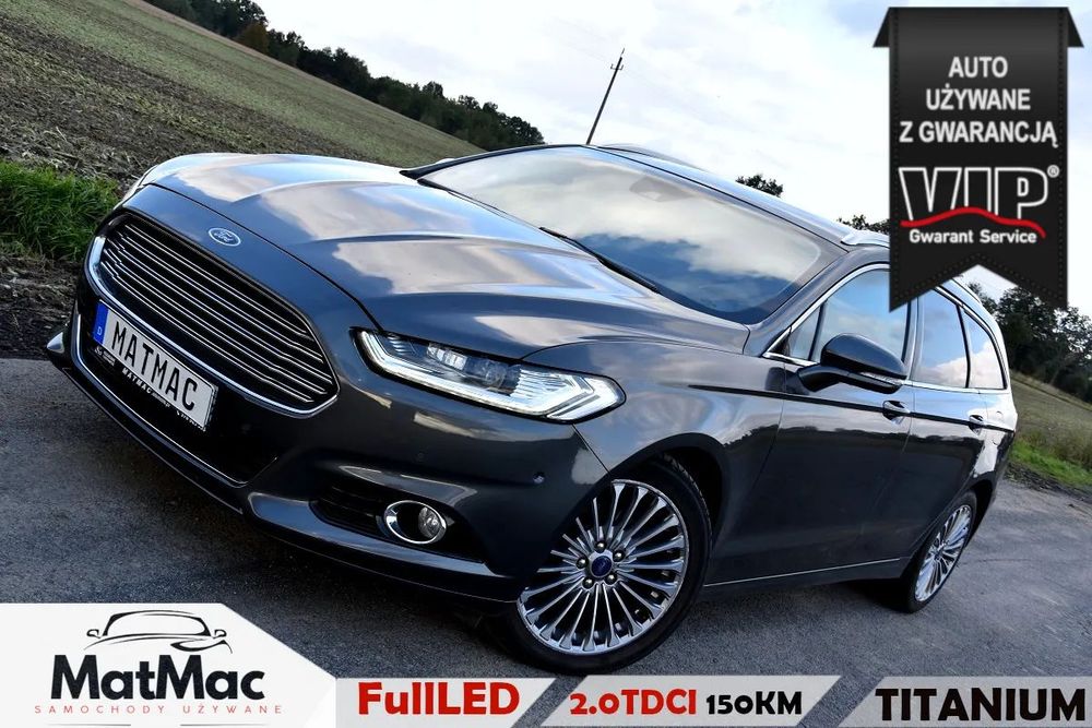 Ford Mondeo *2.0*150*Kombi*Titanium*Półskóra*2xPDC*Panorama*DynamicLed*Navi*Pamięć