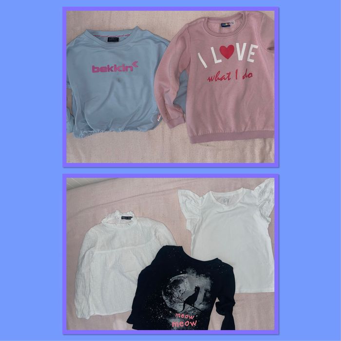 Ubrania dziewczęce 116 paka