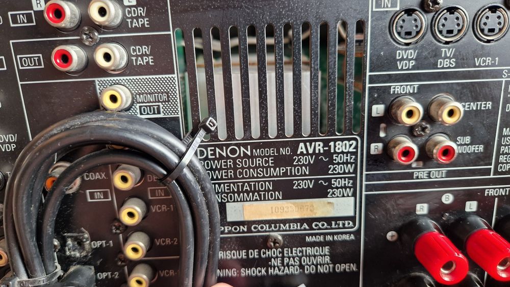 Denon AVR-1802 – Receiver Áudio/Vídeo de Alta Fidelidade