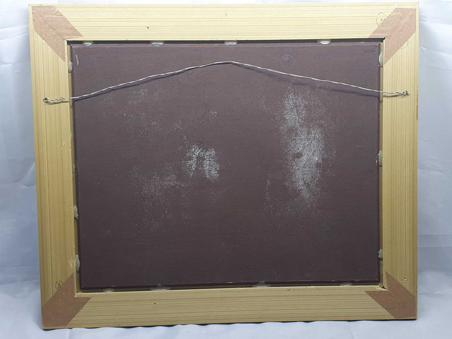 Obraz olejny w ramie