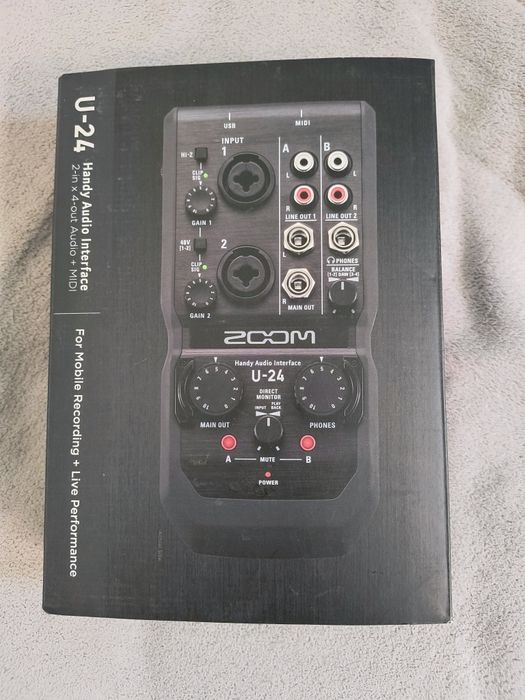 Аудіоінтерфейс Zoom U-24 USB