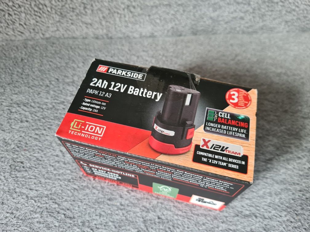 Akumulator Parkside PAPK 12 2Ah 12V TEAM X12 Team