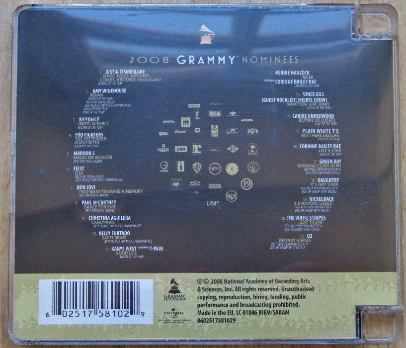 2 CD - Grammy Nominees 1997 e 2008, Raros, novos