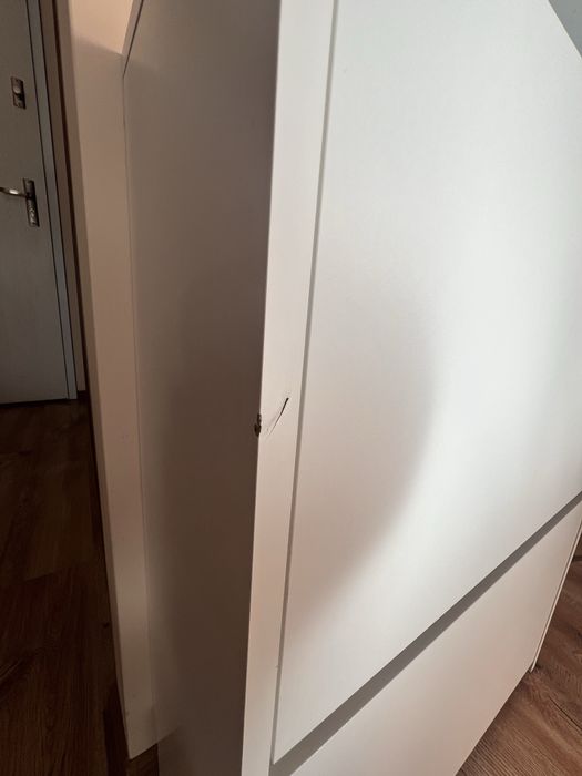 Szafka na buty BAKHUSE 2 półki biały