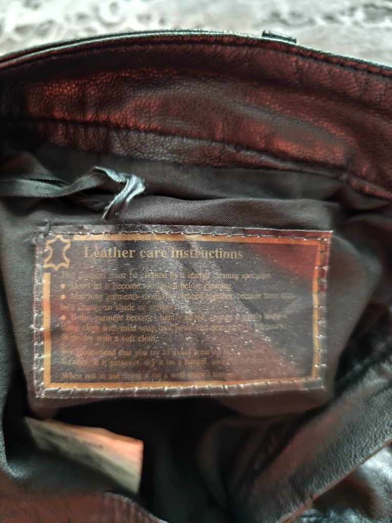 Spodnie skóra naturalna Classic Woman S