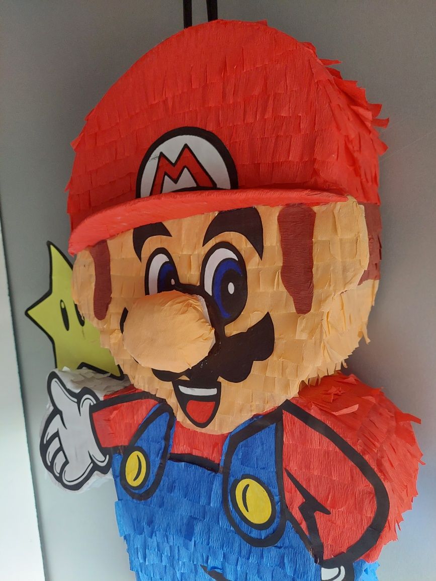 Piniata Mario Bros z kijem