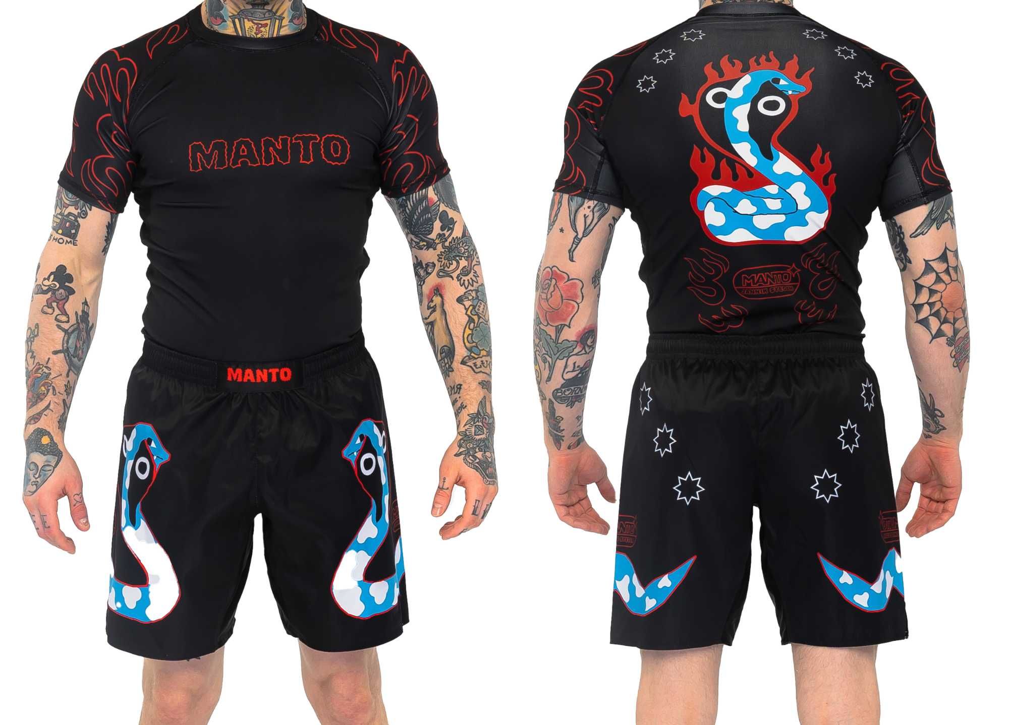 Рашгард та Шорти Комплект для Тренувань Manto MMA/БЖЖ є дитячі розміри