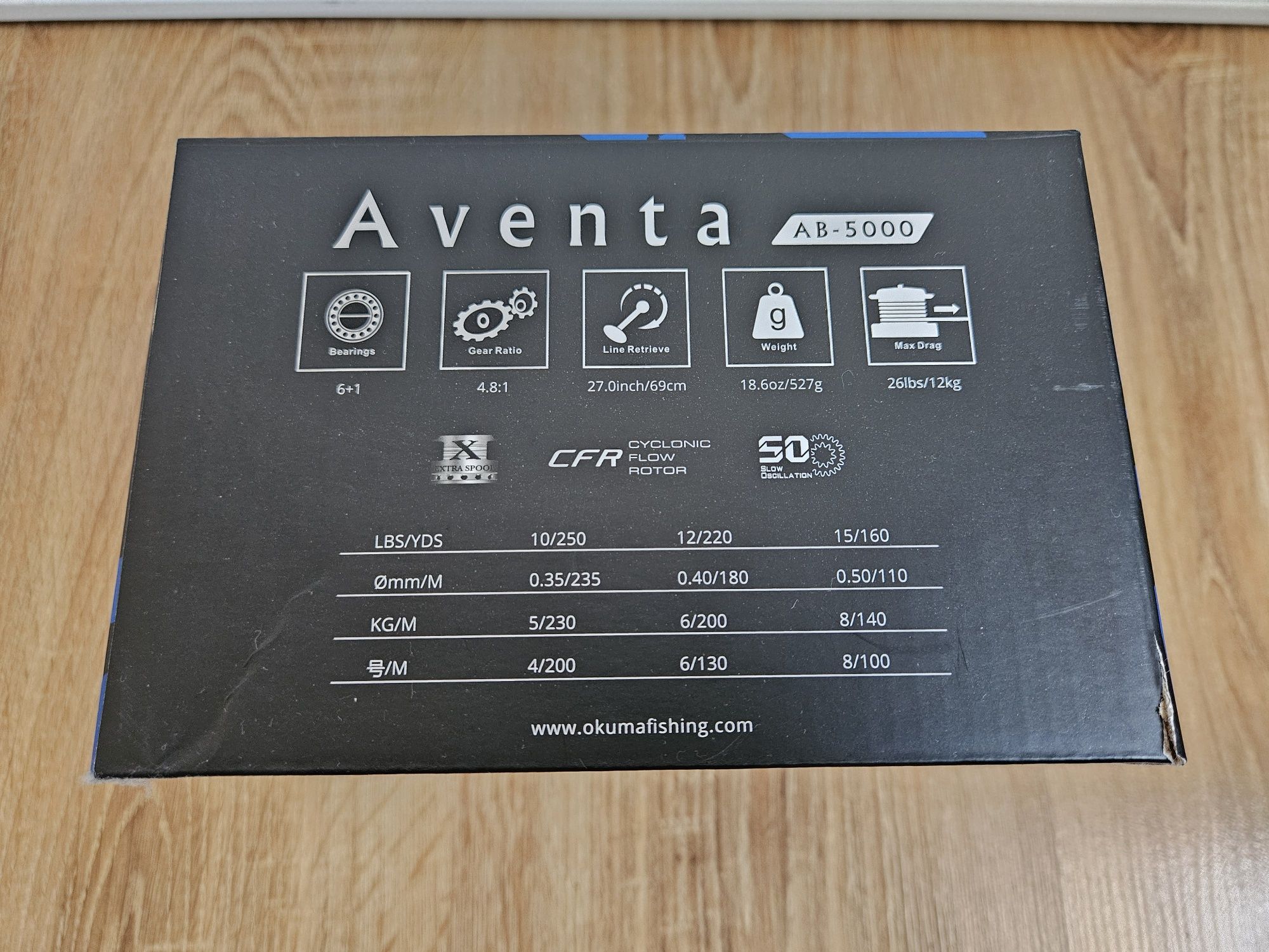 Kołowrotek Okuma aventa 5000 z wolnym biegiem
