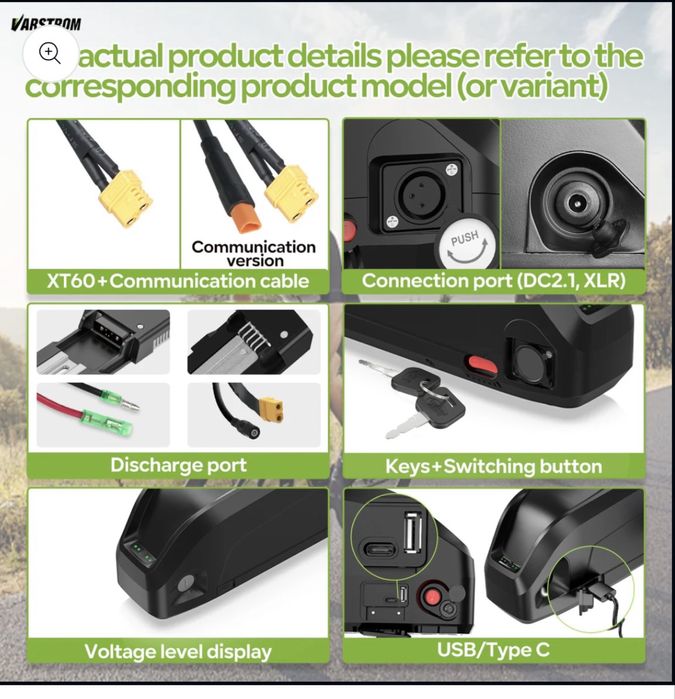 Bateria de bike Varstrom