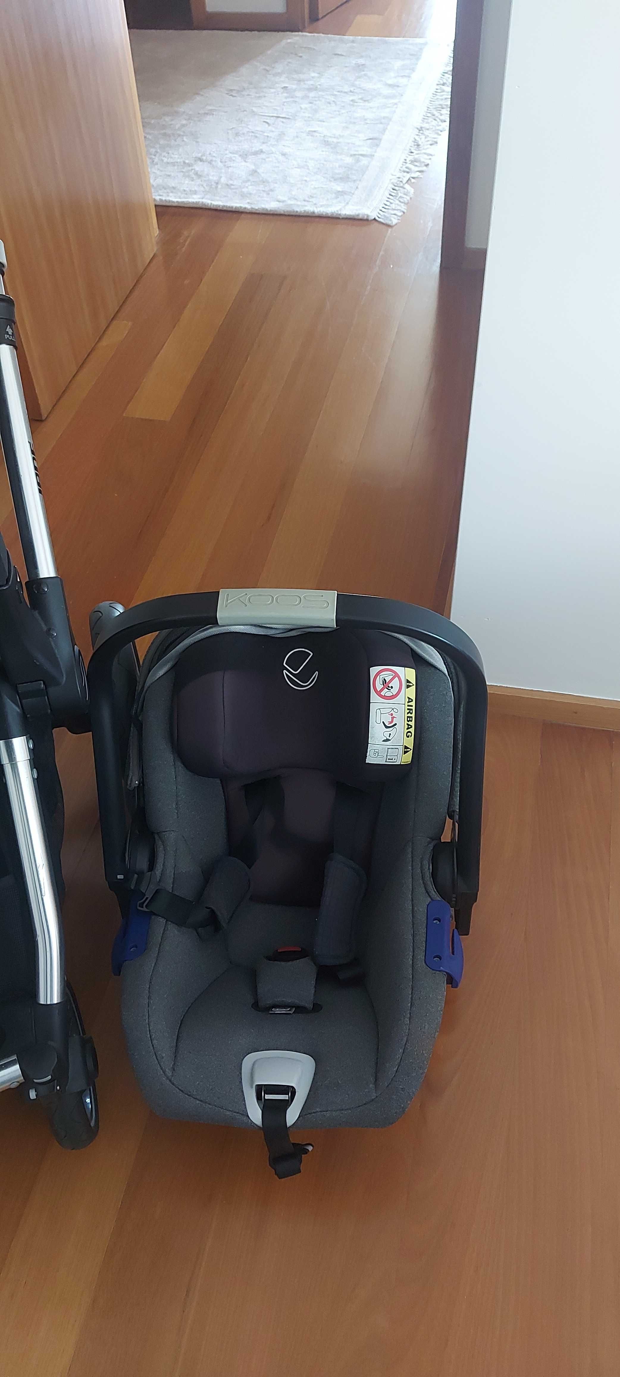 Carrinho de passeio desportivo e baby coque Jané Kawai