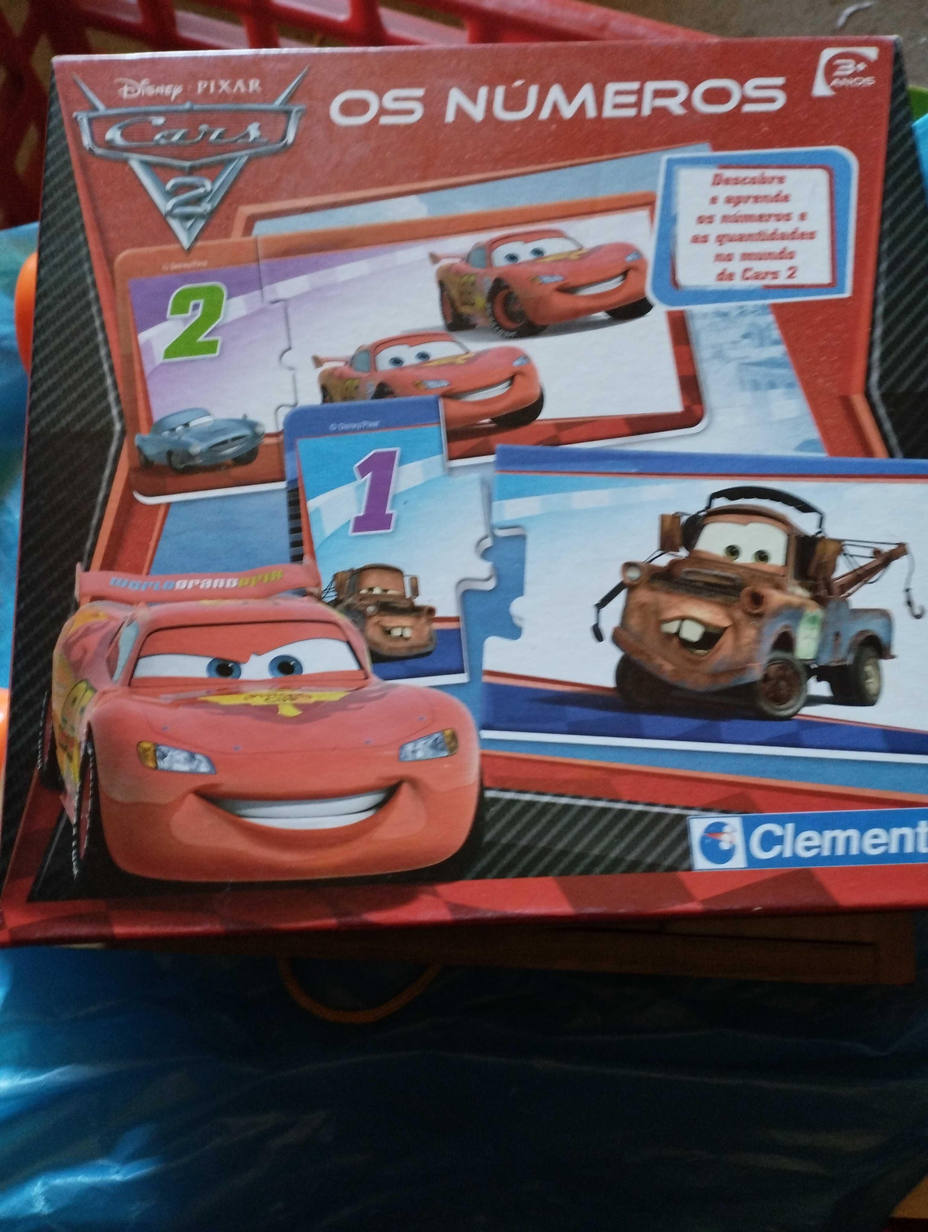 Puzzle  números Disney cars