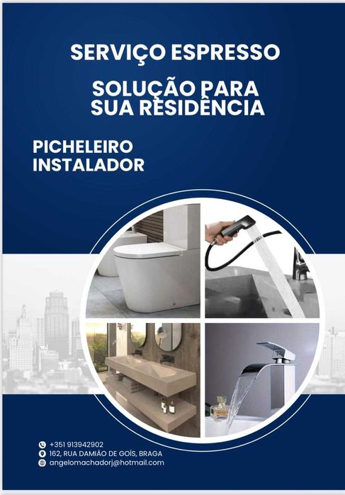 Picheleiro instalador / Canalizador