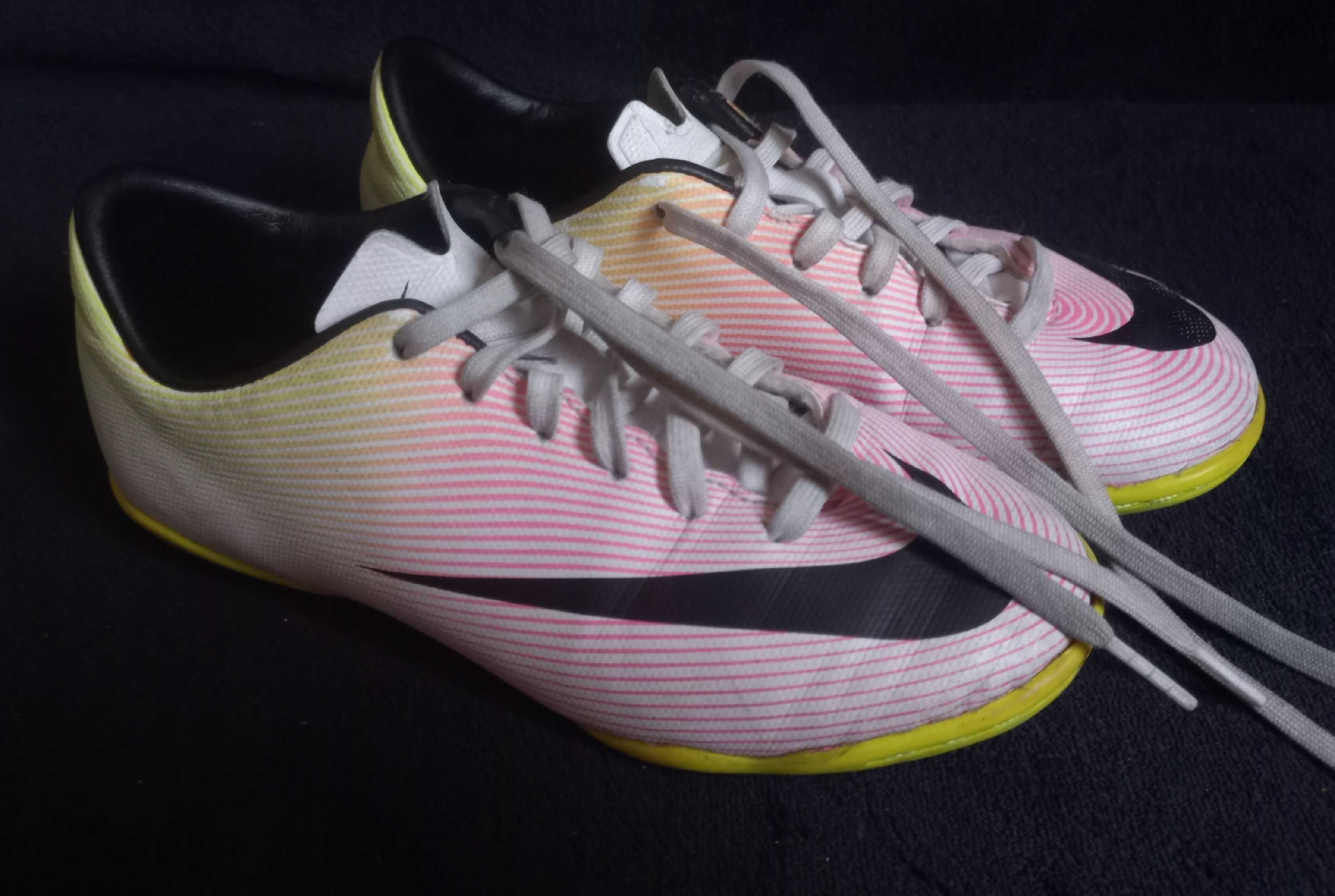 Nike Mercurial р. 31.5 (19,5 см) футзалки, кросівки бутси без шипів