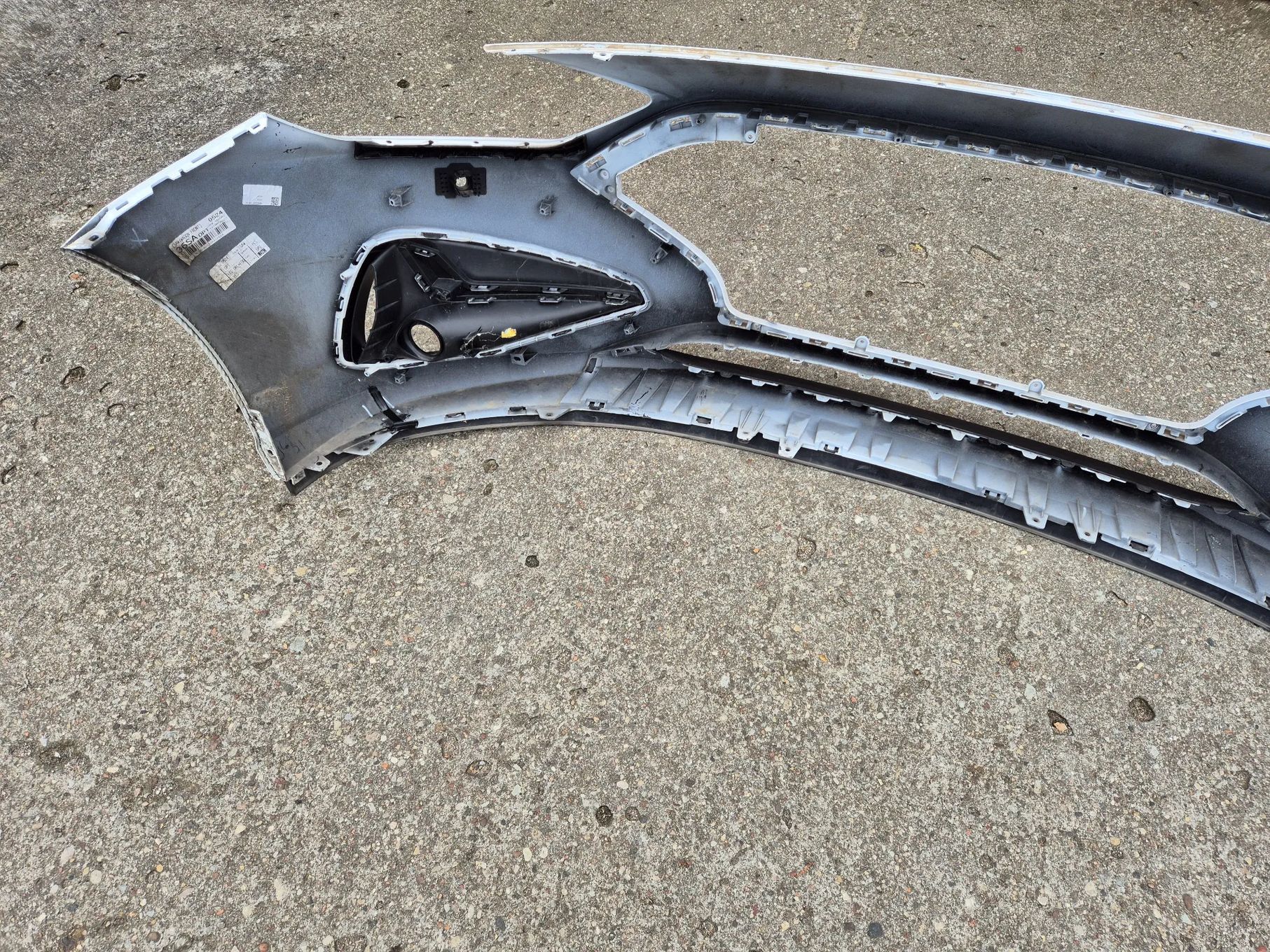 Hyundai i30 III lifting 20- zderzak przedni spoiler kratka