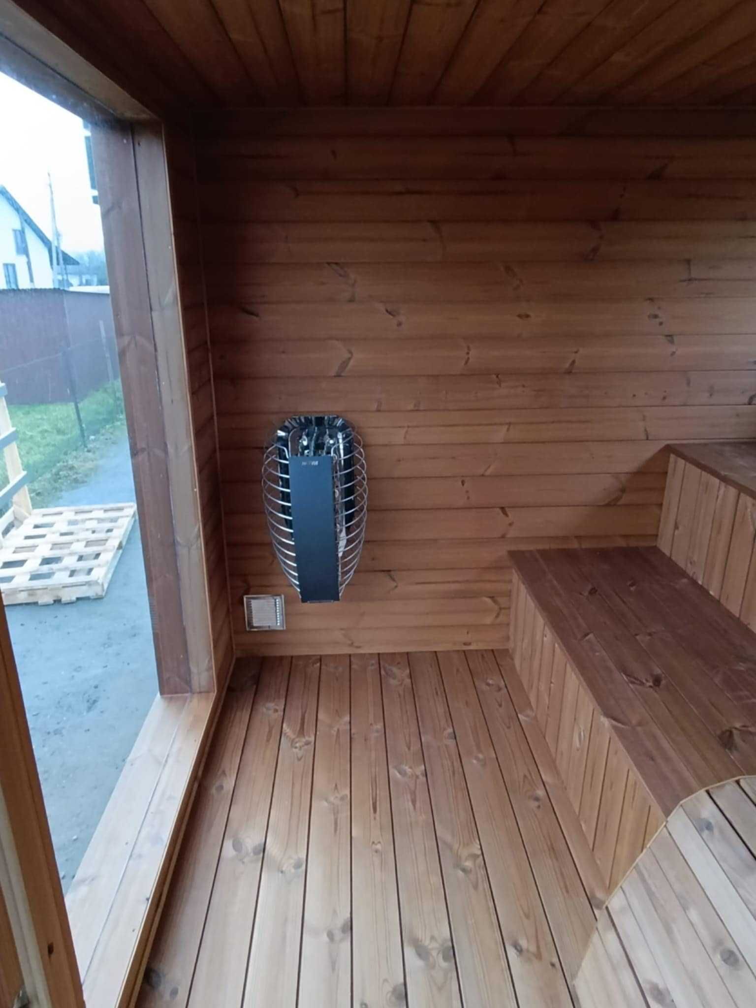Sauna Ogrodowa LUX z przebieralnią