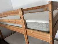 Cama ikea com colchões usado