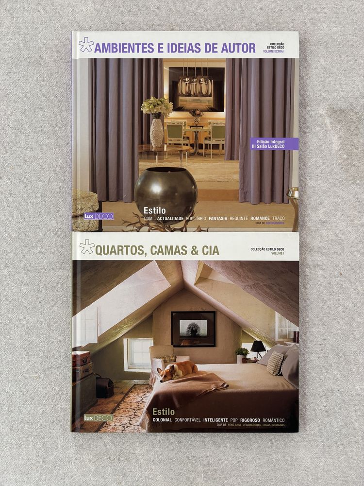 Coleção estilo Deco - 6 volumes - decoraçao