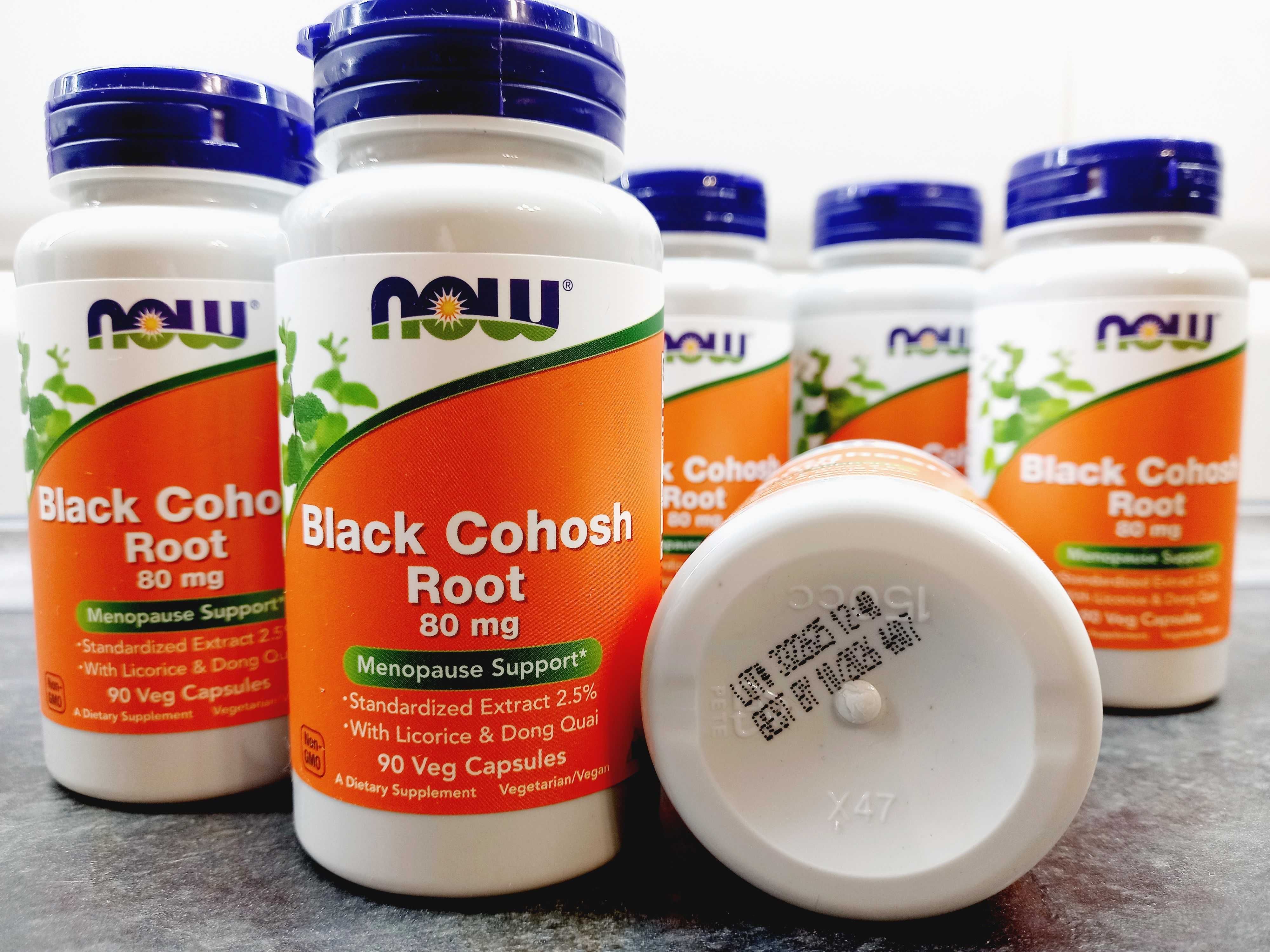 Now Foods, Black Cohosh Root (90 капс.), поддержка при менопаузе