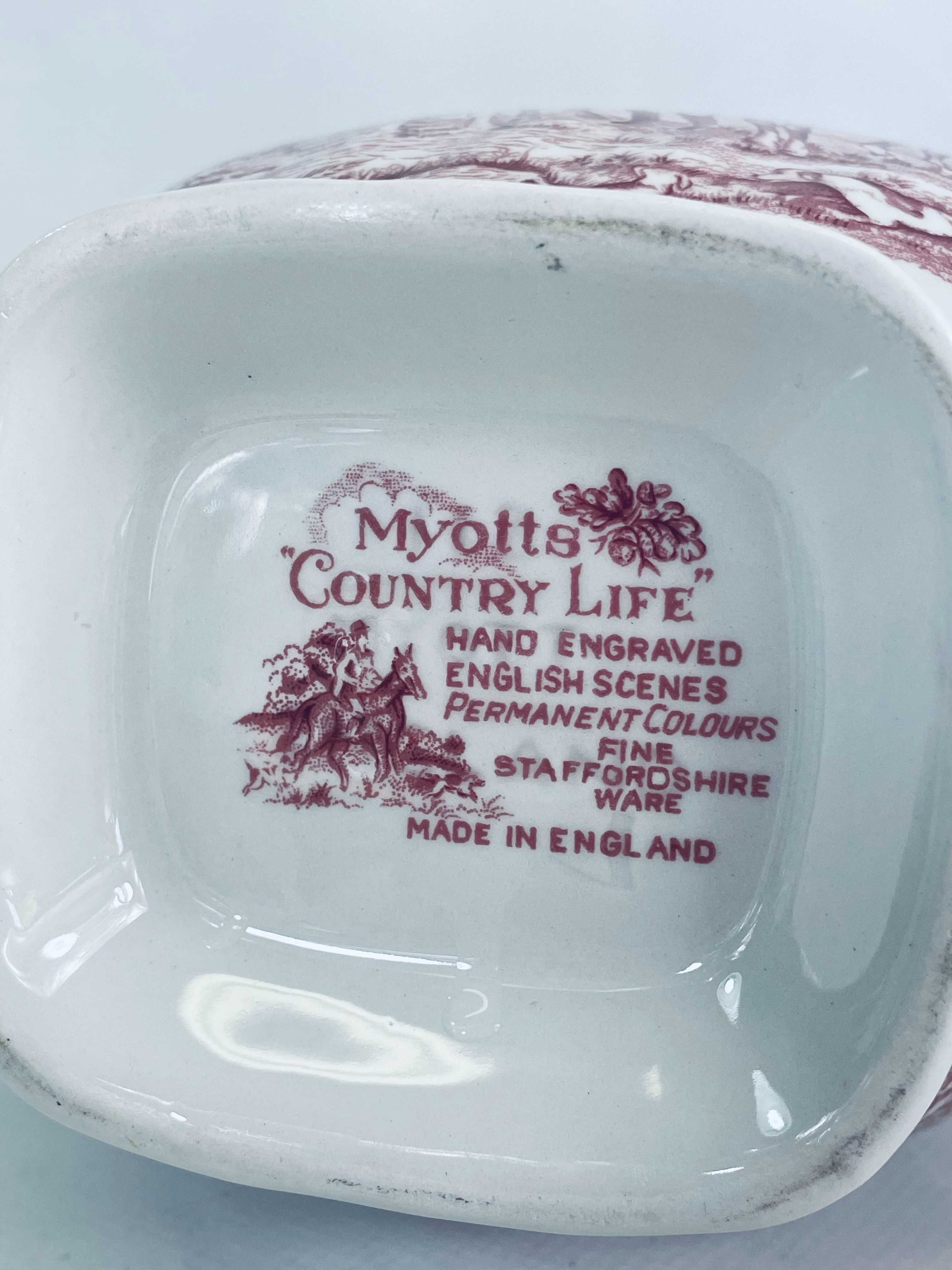 Dzbanek angielskiej porcelany Myotts Cantry Life ( Życie na wsi)