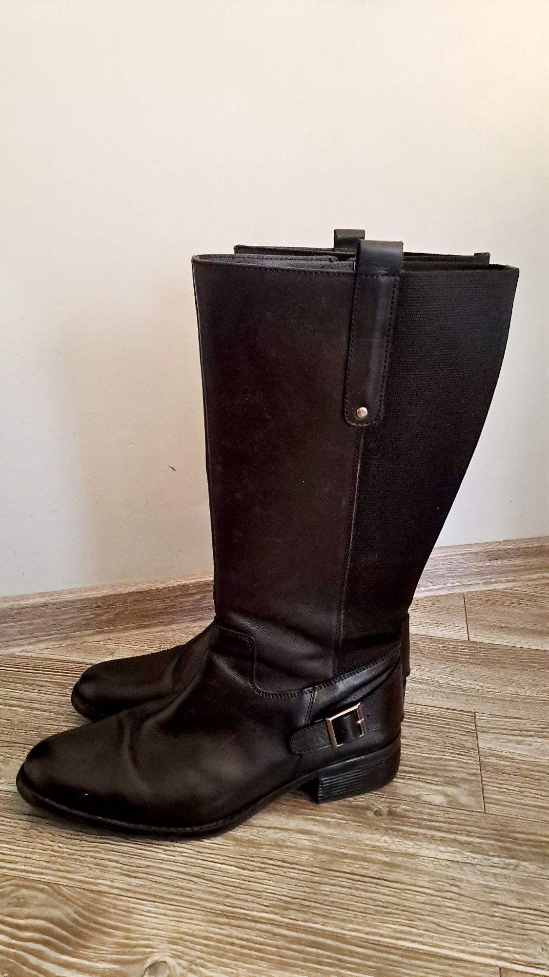 Czarne kozaki sheego r 42