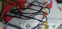 Кабель аудіо відео 3.5мм/3RCA , 3RCA to 3RCA .