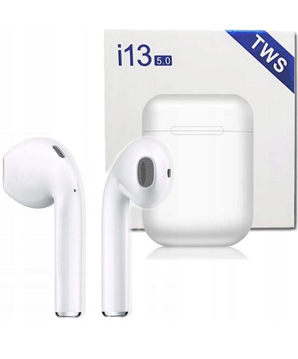 Słuchawki Bezprzewodowe Douszne Bt 190 I13 Białe Dokanałowe