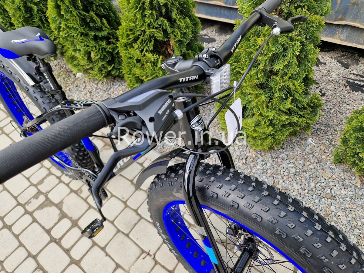 Акція! Велосипед фетбайк Cross Leopard 27.5х4.5" 2024 Рама-18" black