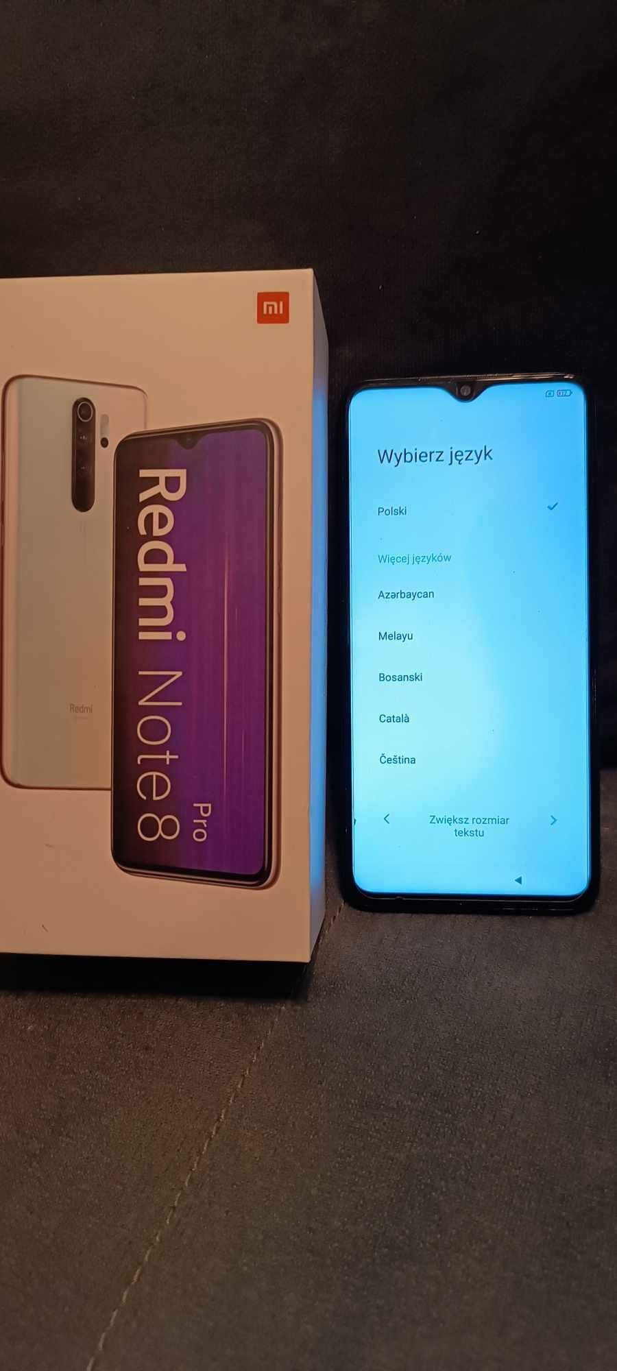 Smartfon Xiaomi Redmi Note 8 Pro 6/128 + Etui