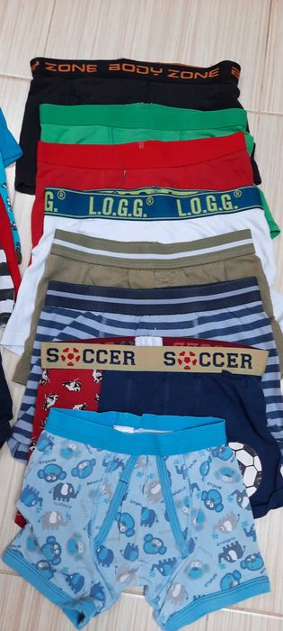 Zestaw bokserki, majteczki roz 92-152 H&M, Zara, Rebel, Next, i inne