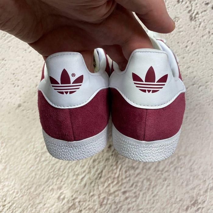 38.5 39 40.5 B41645 оригінал нові жіночі кеди adidas gazelle burgundy