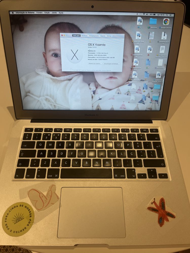 Macbook air [2013] e carregador