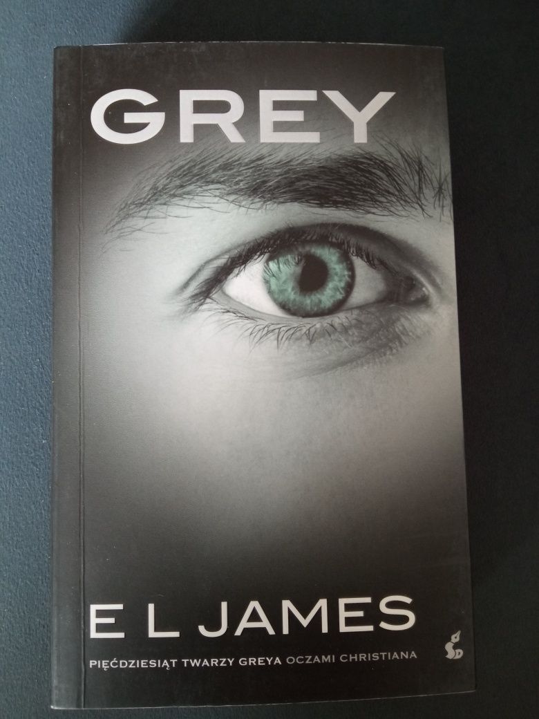 Książka Grey E L JAMES 50 twarzy Greya oczami Christiana