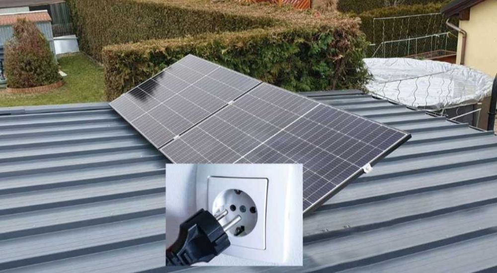 Fotowoltaika balkonowa komplet 870w bifacial, hoymiles  HMS 800w nowa,