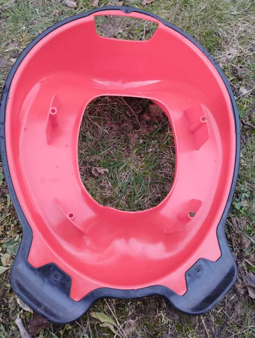 Прорезиненная детская накладка круг на  унитаз для туалета