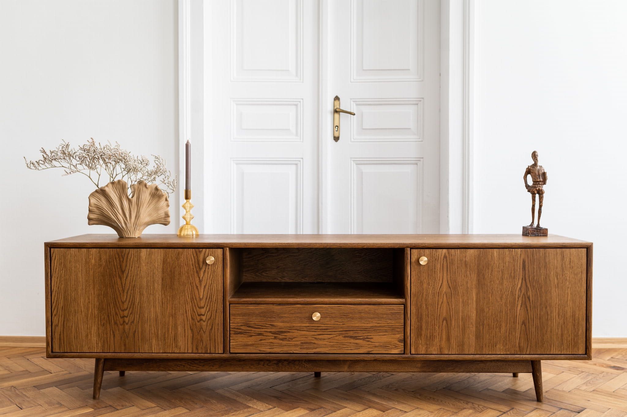 sideboard komoda RIBE II Vintage drewniana duński styl