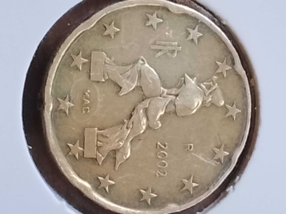 Moeda de 20 centimos de 2002