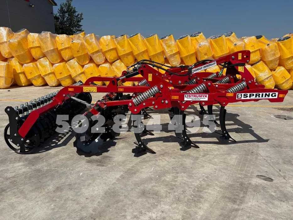 Agregat podorywkowo-orkowy/bezorkowy/STRUMYK 2m/ 2,4m/3m SPRING/gruber