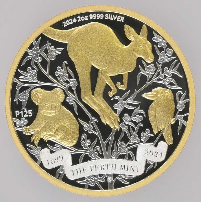 125-я годовщина Пертского монетного двора 2024г. NGC PF70 UCAM