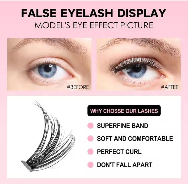 Набор для домашнего наращивания ресниц 30D,40D,50D