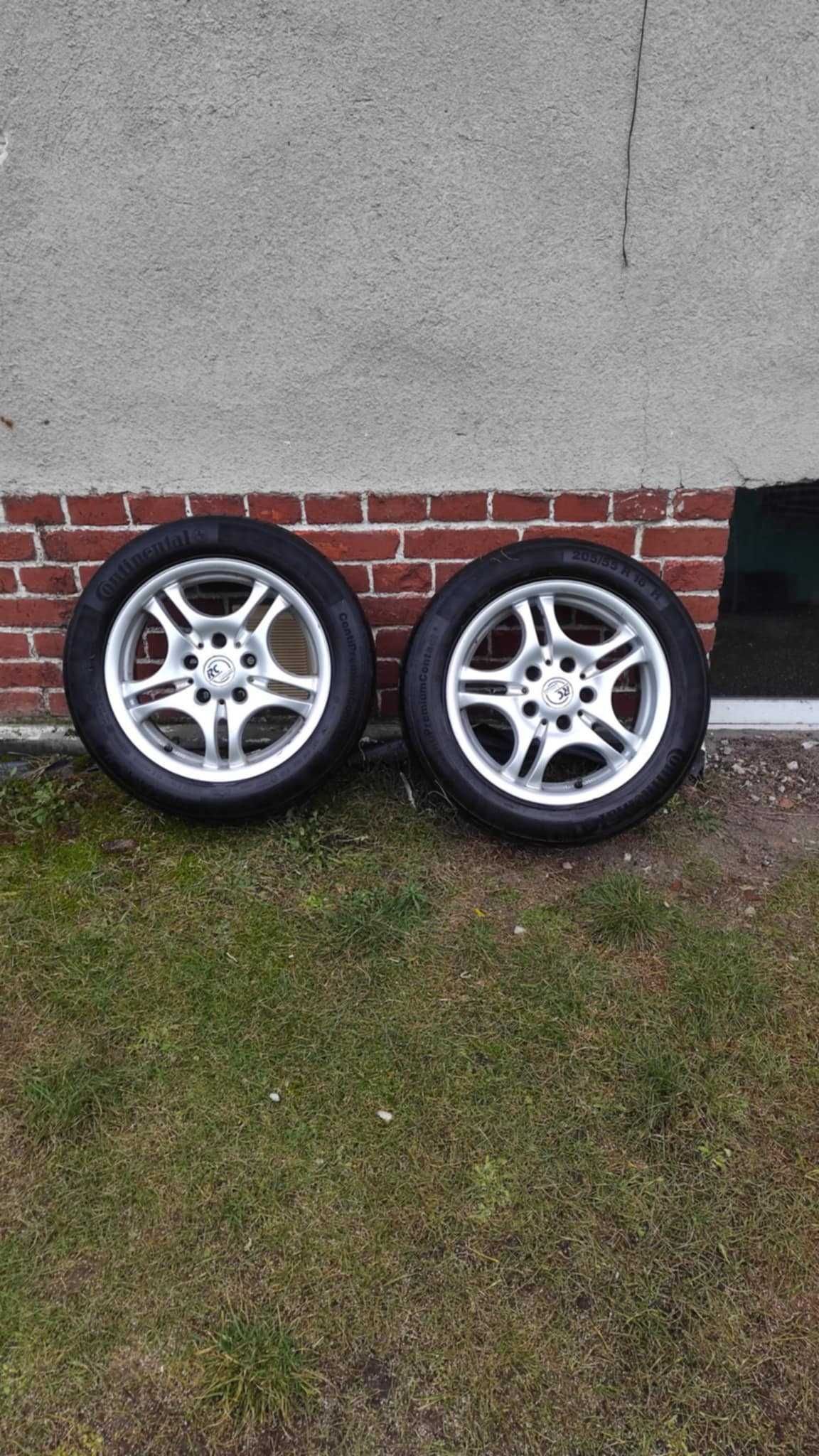 Felgi RC-design 16" BMW 5x120 z oponami Continental