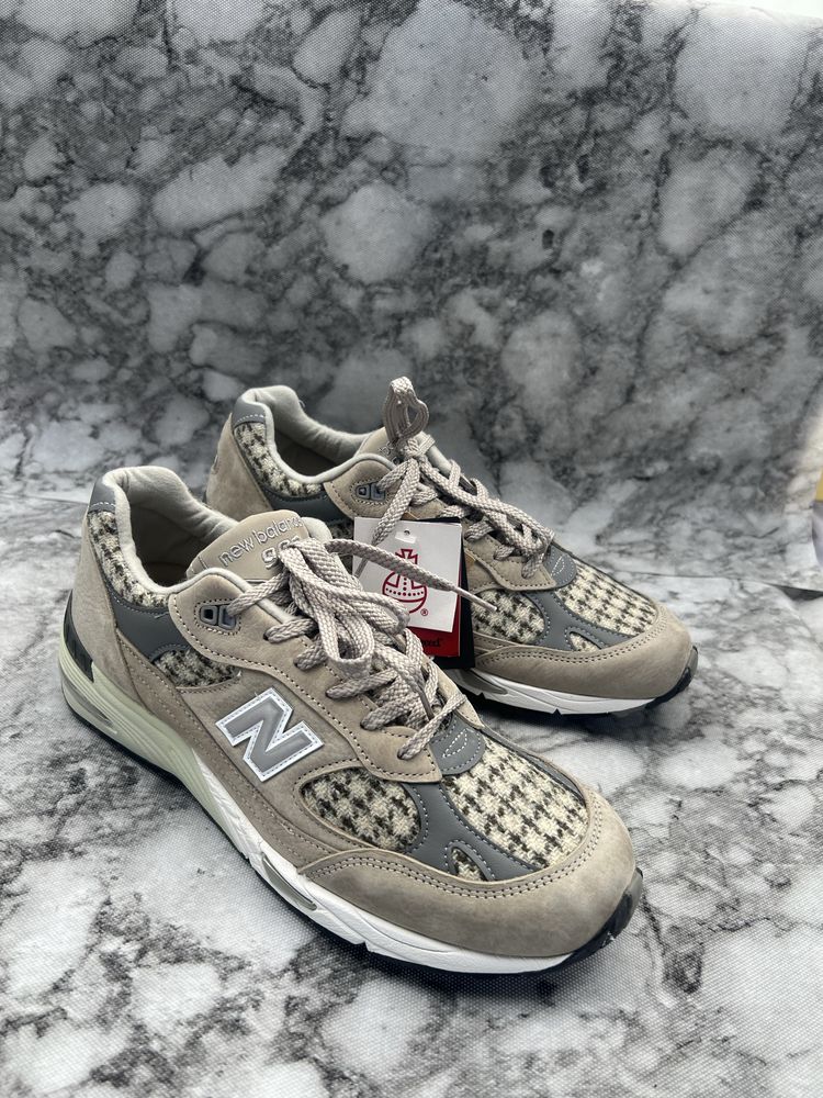 New Balance Бежеві чоловічі кросівки Harris Tweed M991HT