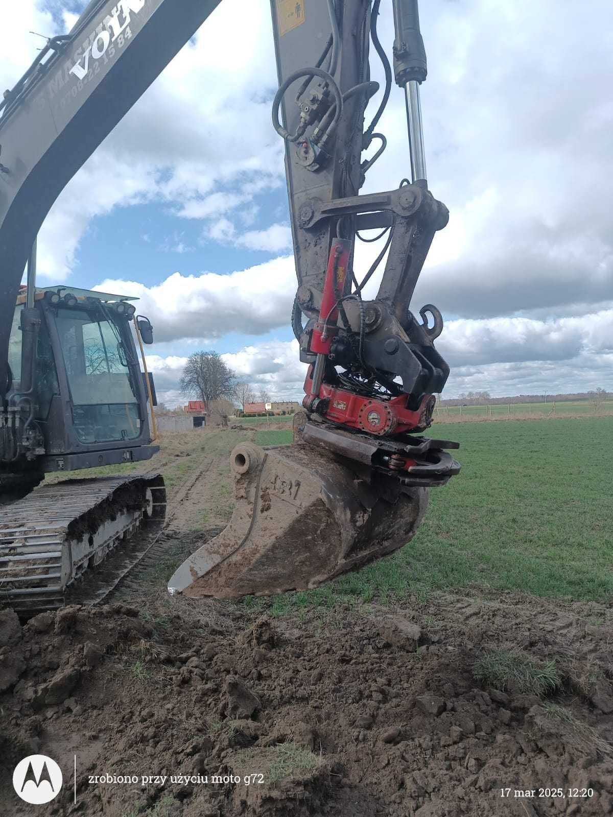 Volvo  EC 180 D Rototilt, szczypce