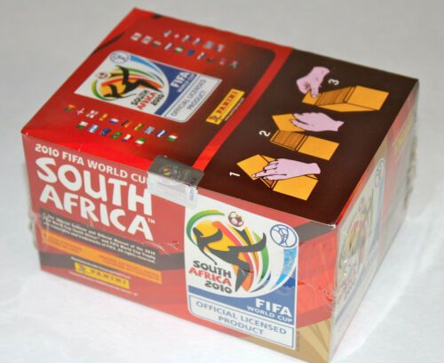Mundial 2010 da Panini – Caixa selada com 100 saquetas