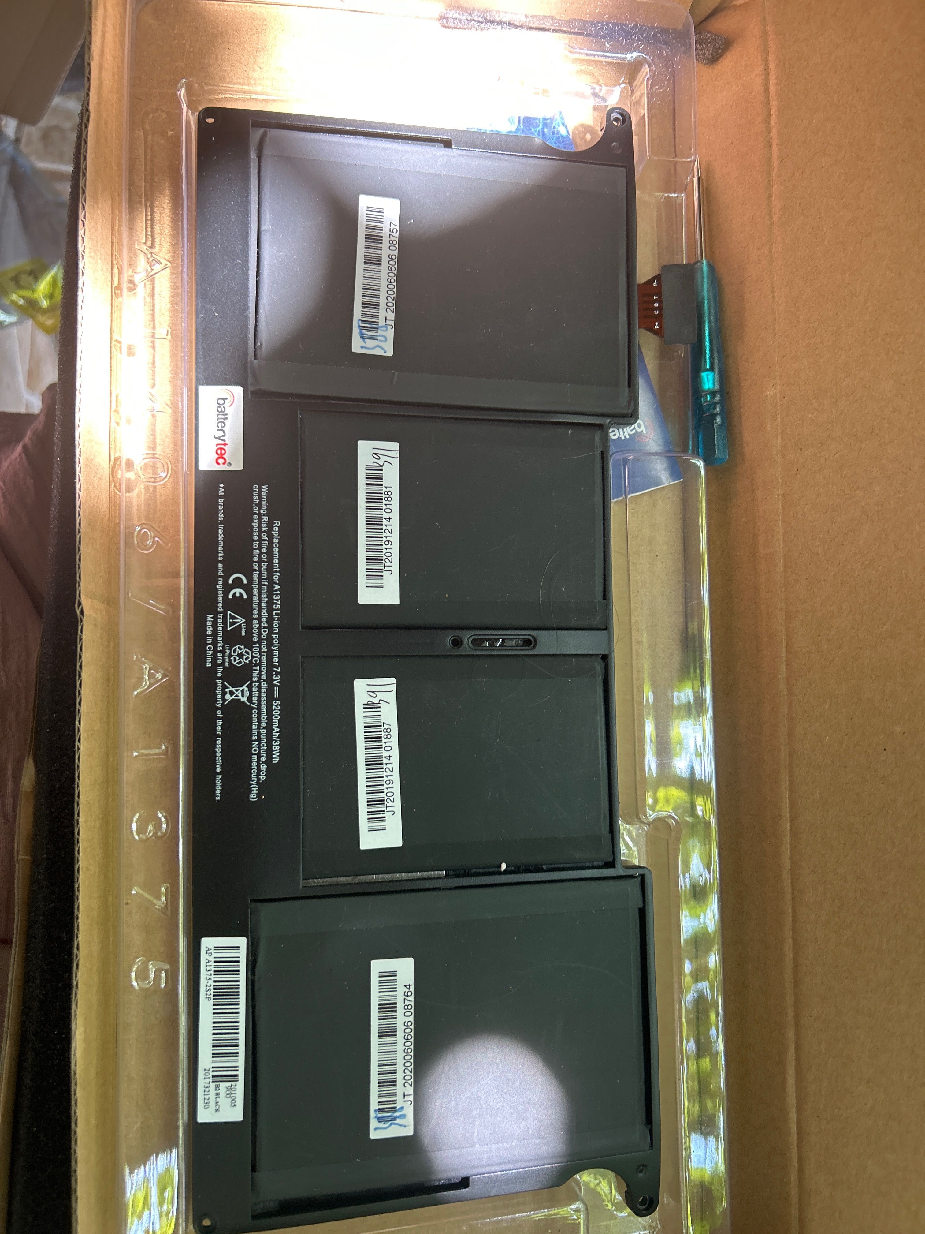 Батарея / Акумулятор A1375для MacBook Air 11″ A1370, A1465 2010-2015рр