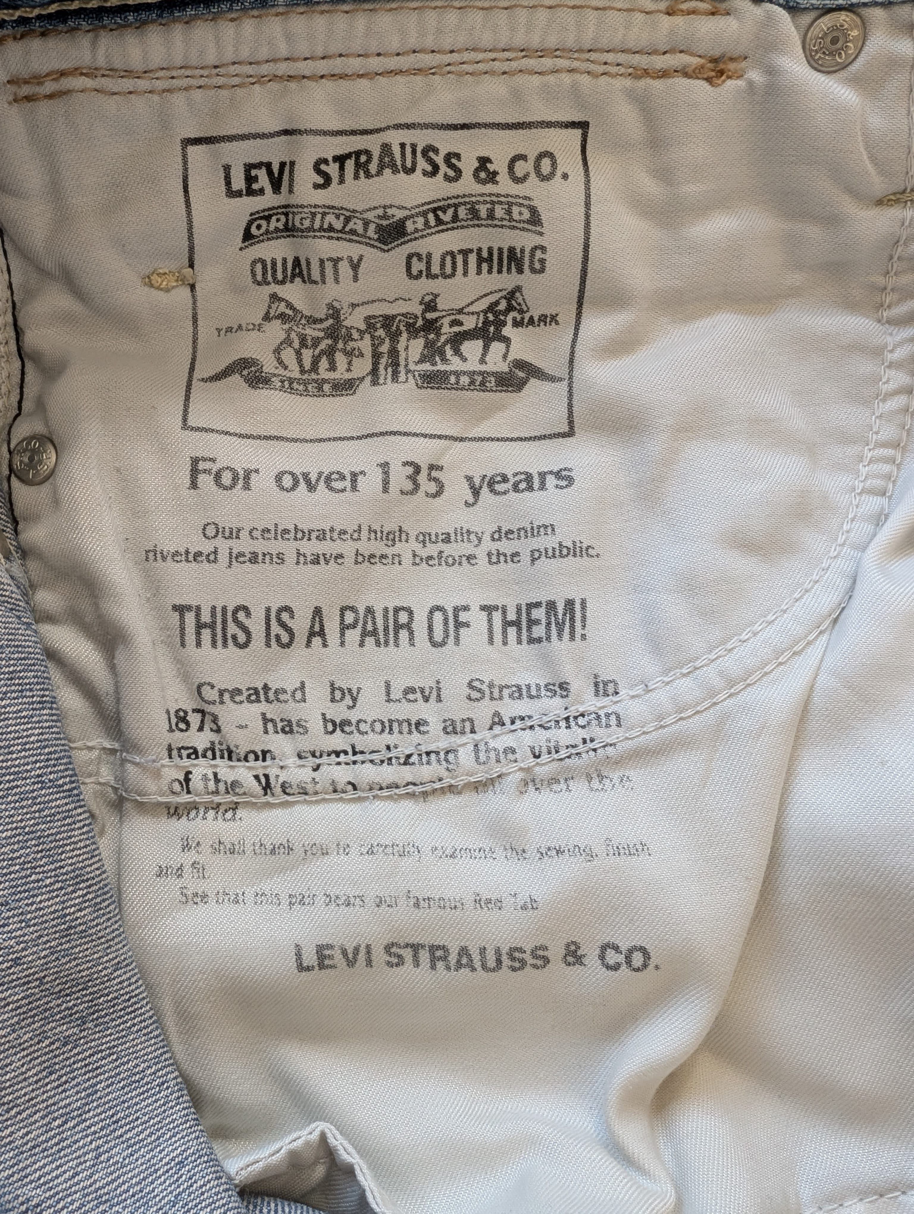Calças de ganga para homem Levi's Strauss