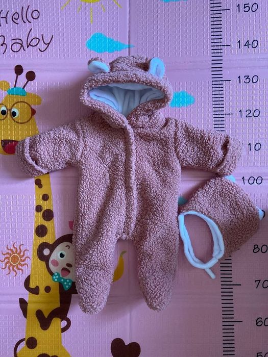 Зимний комбинезон+шапочка