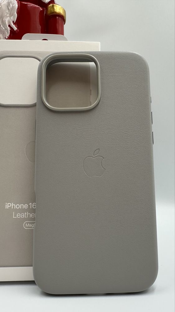Skórzane Magsafe etui do Iphone’a 16 Pro Max Gray